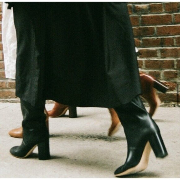 NWOT Loeffler Randall Goldy Tall Black Boot Size 6 - Picture 14 of 14